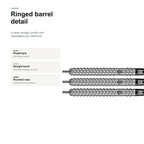 Target Tony O Shea Gen 2 90% ringed barrel detail