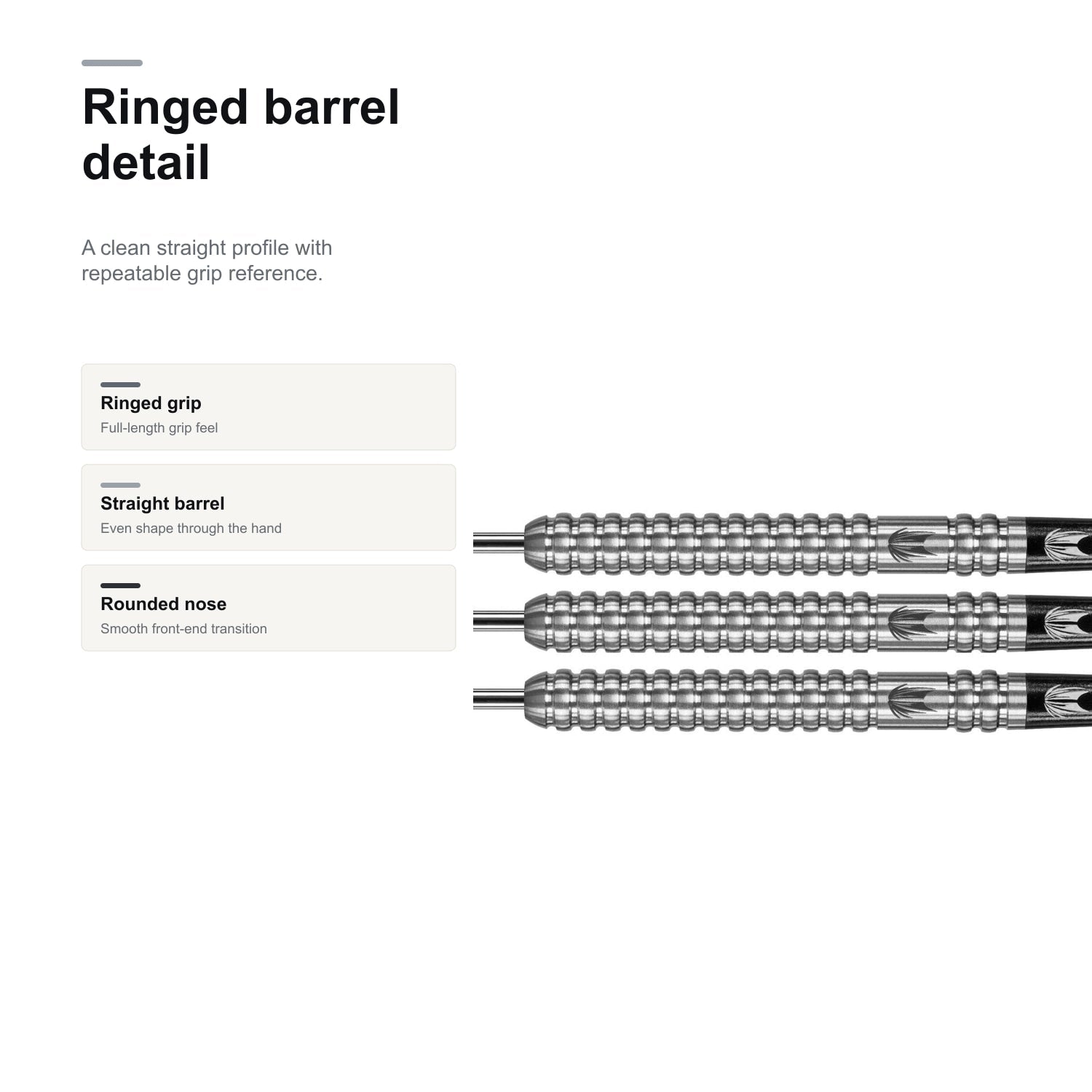 Target Tony O Shea Gen 2 90% ringed barrel detail