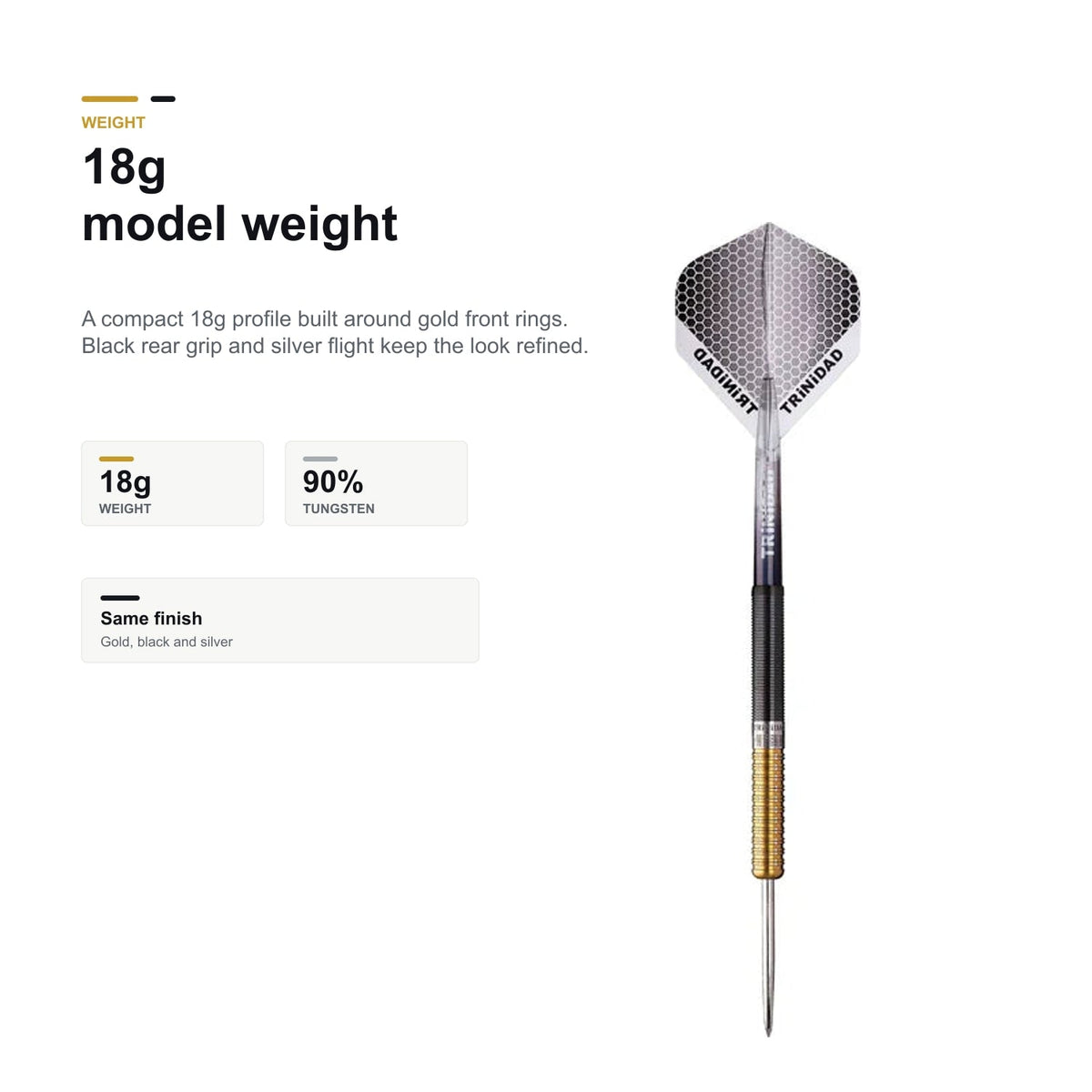 Trinidad Pro Jose De Sousa Type 2 Gold 90% 18g model weight product image