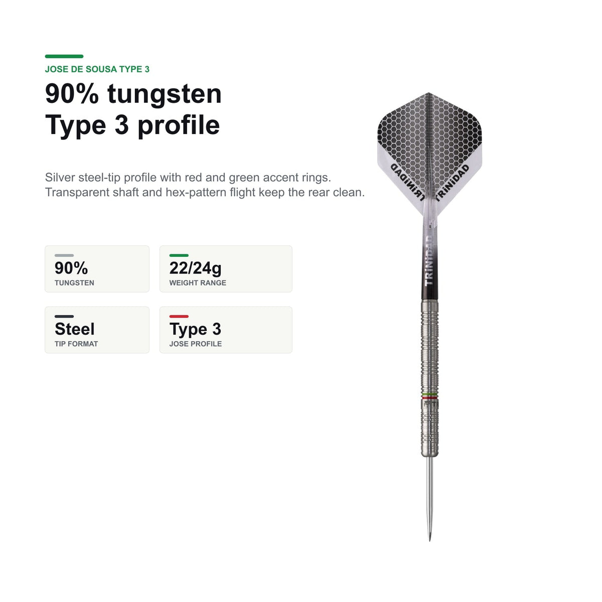 Trinidad Pro Jose De Sousa Type3 90% tungsten profile image