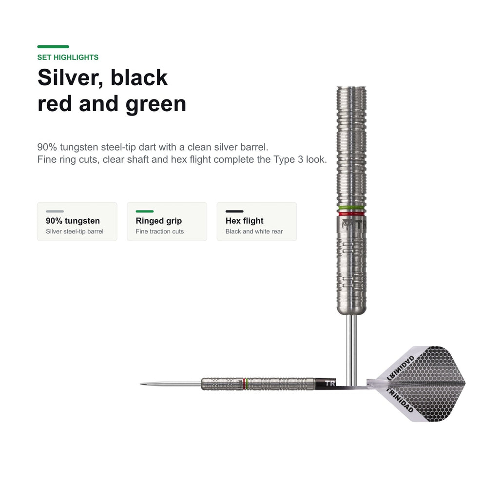Trinidad Pro Jose De Sousa Type3 90% silver black red green finish image