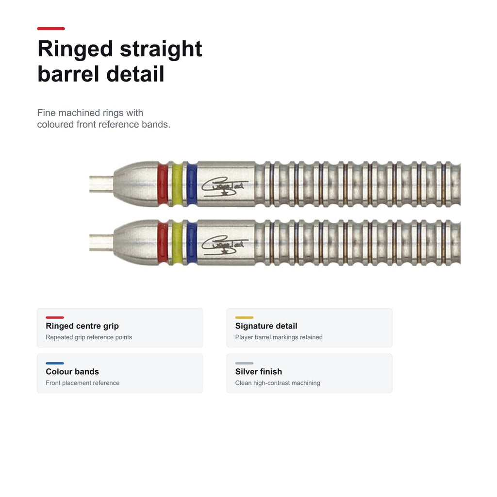 Unicorn Contender Ted Evetts 90% - ringed straight barrel detail