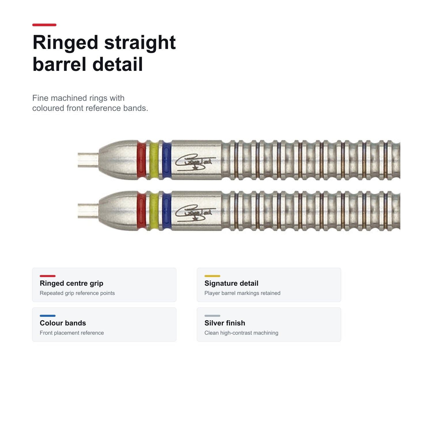 Unicorn Contender Ted Evetts 90% - ringed straight barrel detail