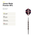 Unicorn James Wade Darts Premier 90% product profile