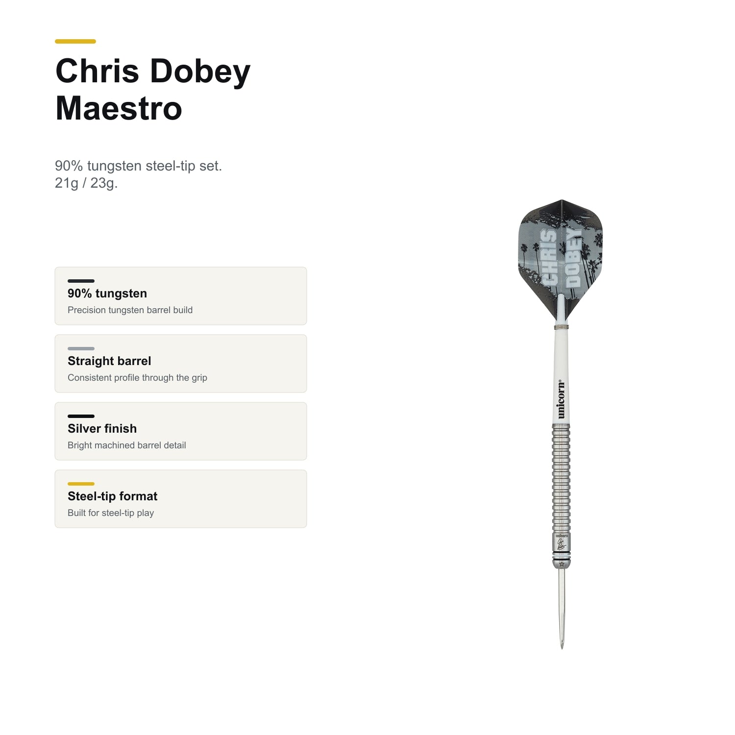 Unicorn Maestro Chris Dobey 90% product profile