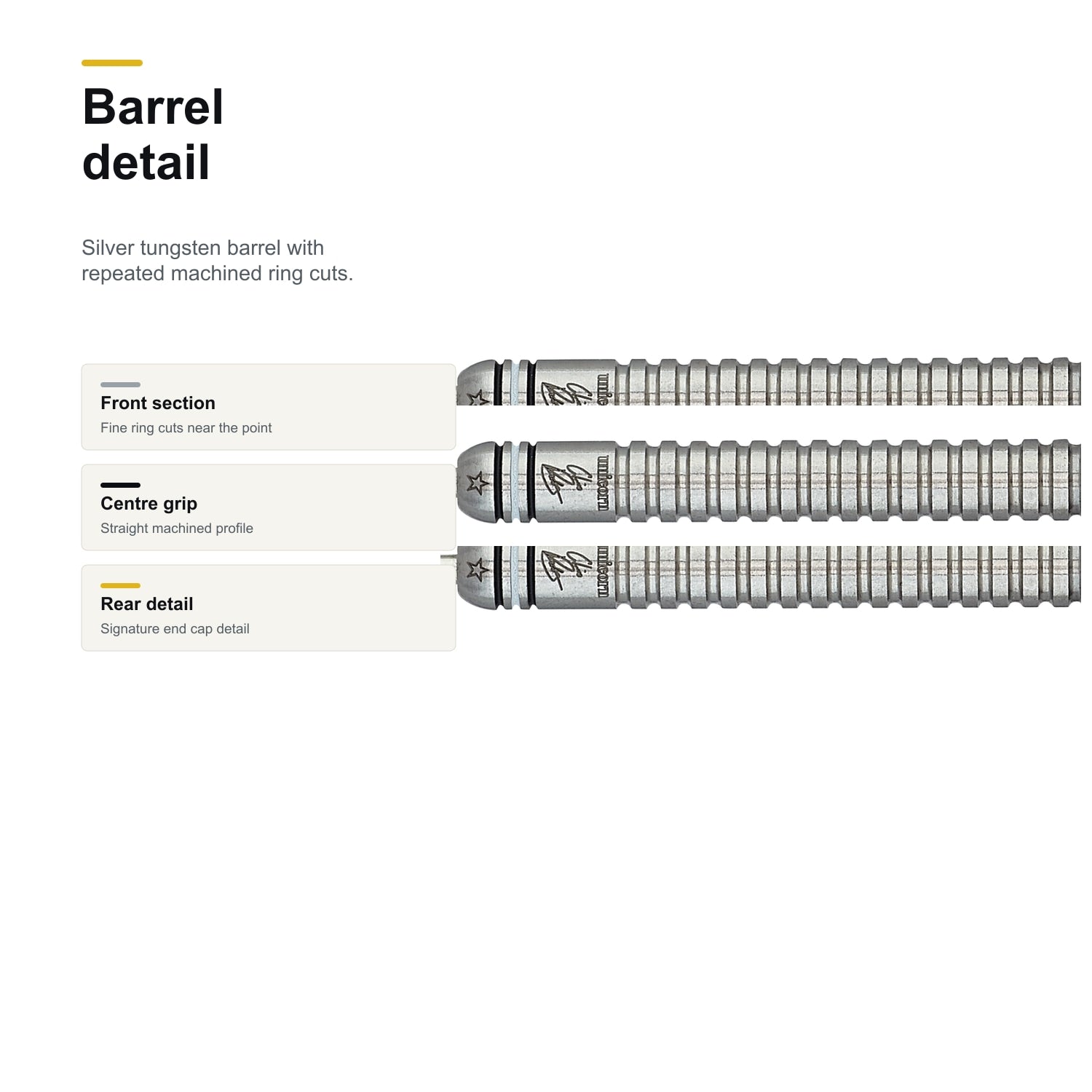 Unicorn Maestro Chris Dobey 90% barrel detail