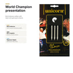 Unicorn W.C Bob Anderson 90% darts World Champion presentation image