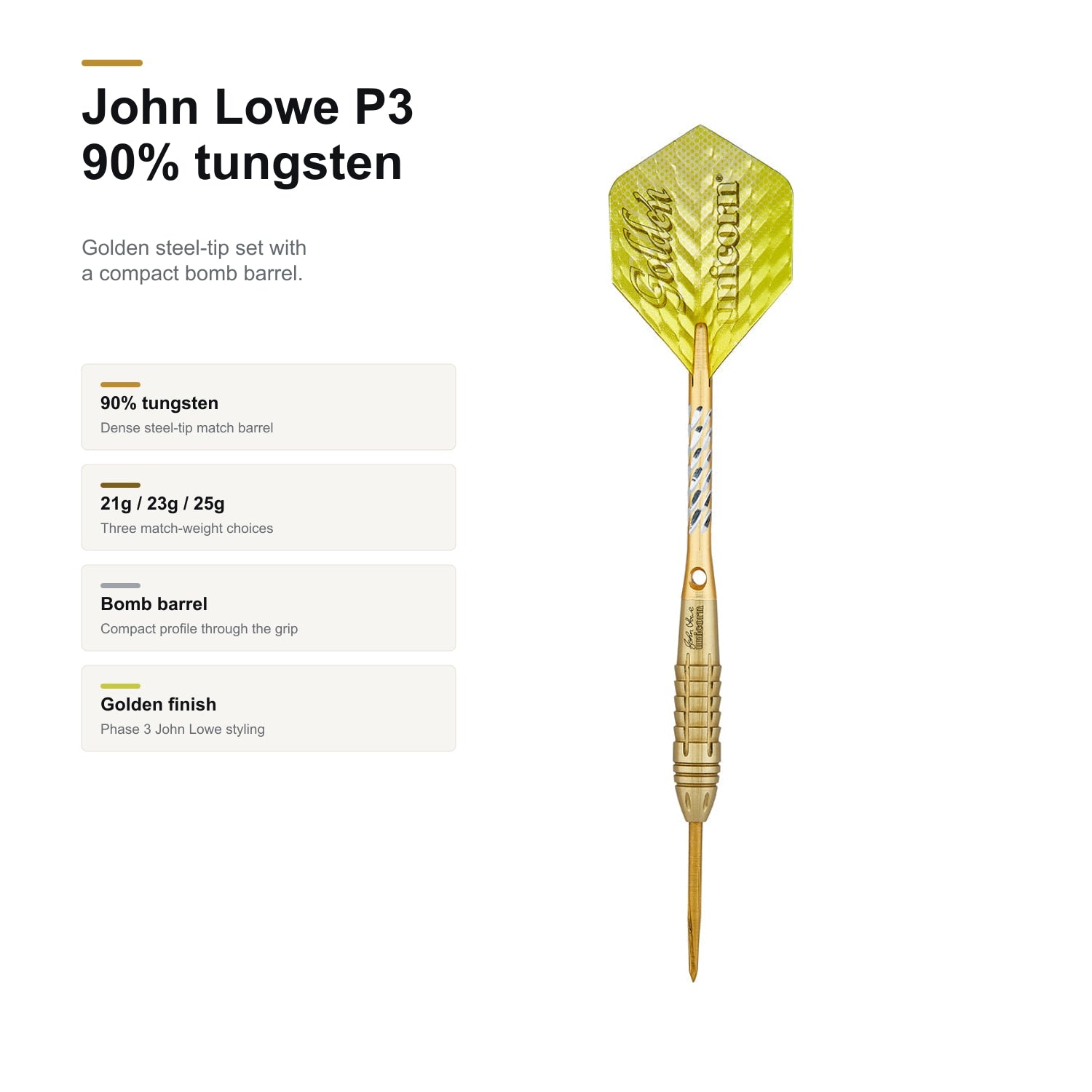 Unicorn W.C John Lowe P3 90% tungsten profile image
