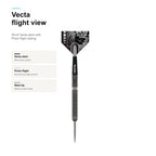 Winmau Callisto 1 90% Darts Vecta flight view