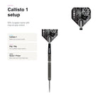Winmau Callisto 1 90% Darts setup details