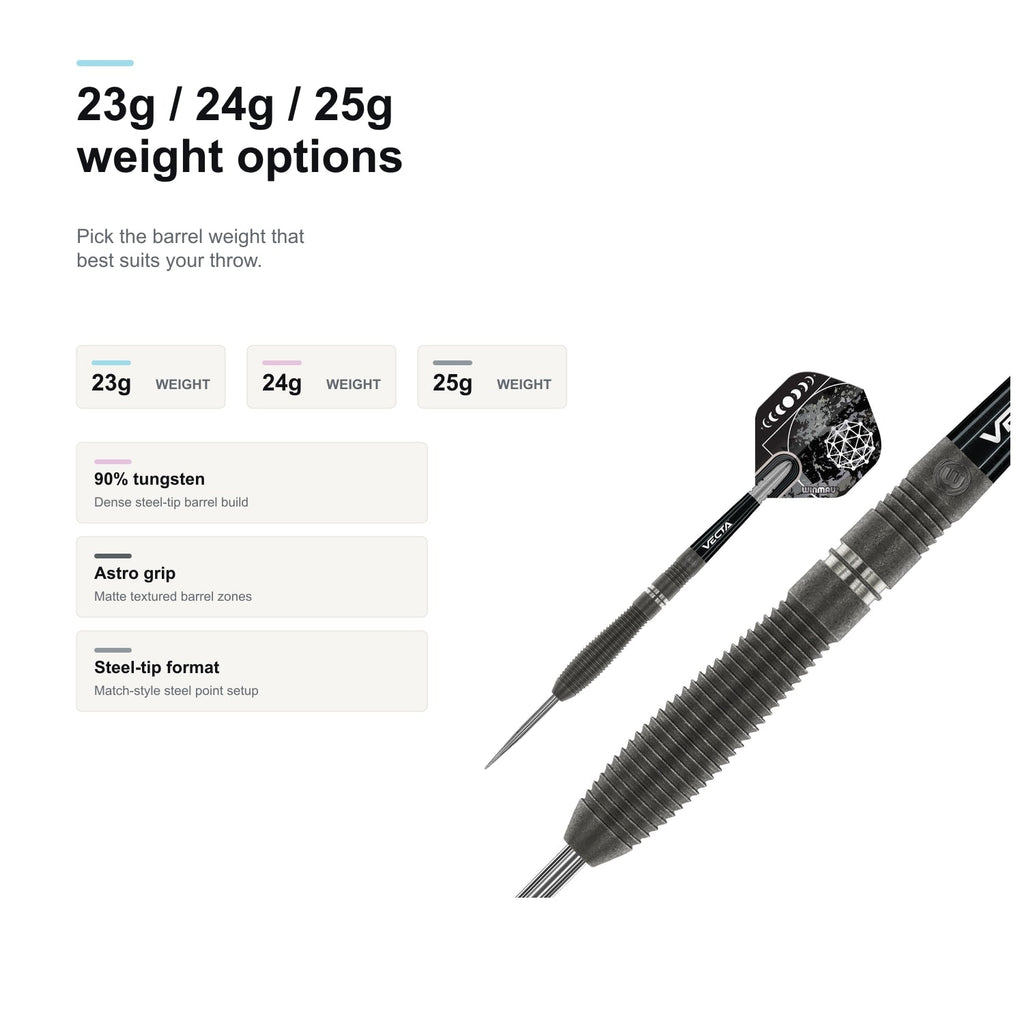 Winmau Callisto 2 90% Darts 23g 24g and 25g weight options