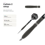 Winmau Callisto 2 90% Darts setup details