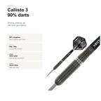 Winmau Callisto 3 90% Darts 90 tungsten profile