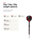 Winmau Cypher 90% darts 22g 24g and 26g weight options