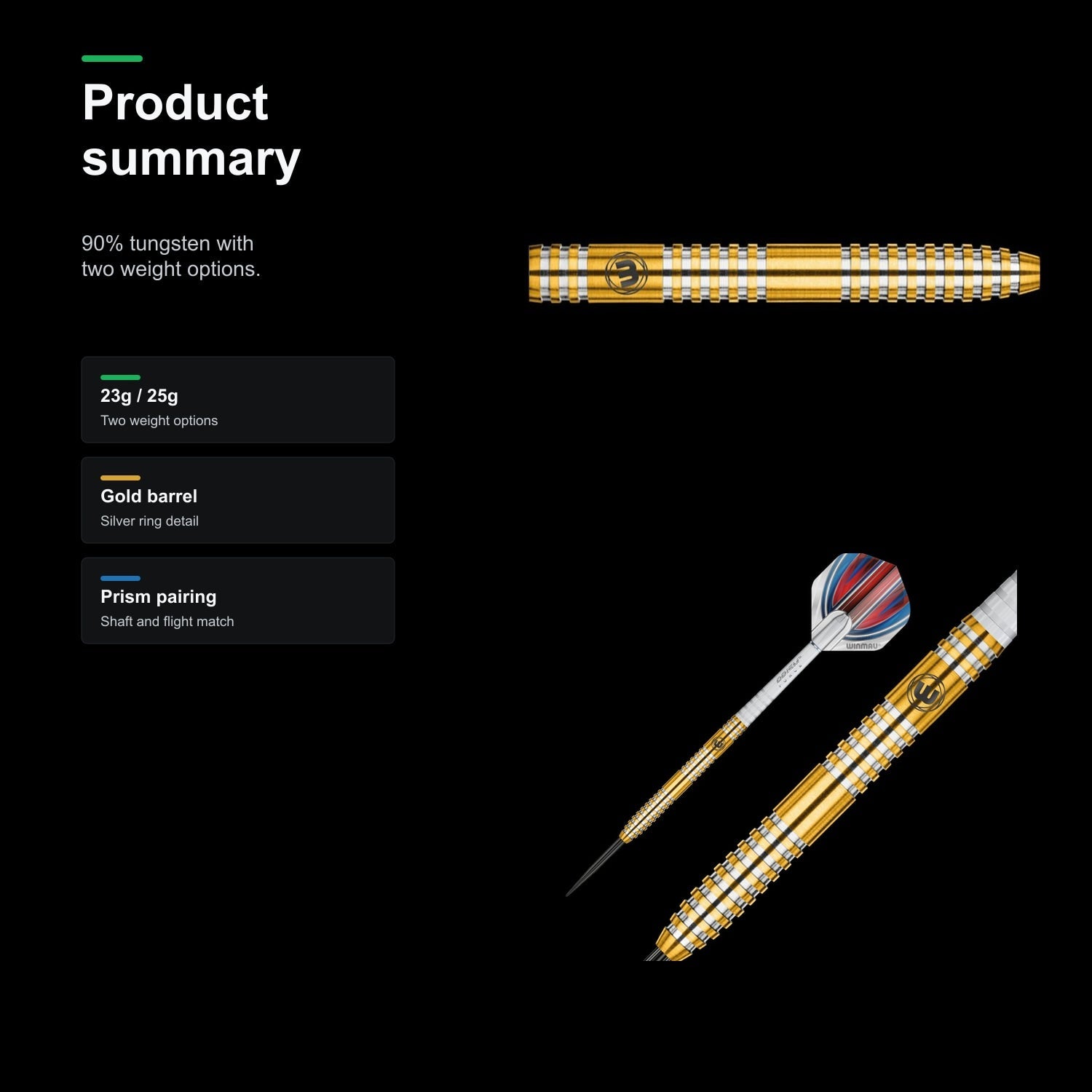 Winmau Daryl Gurney 90% product summary