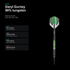 Winmau Daryl Gurney 90% Tungsten alloy darts - product profile