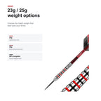WINMAU Dennis Priestley Signature Series 23g and 25g weight options