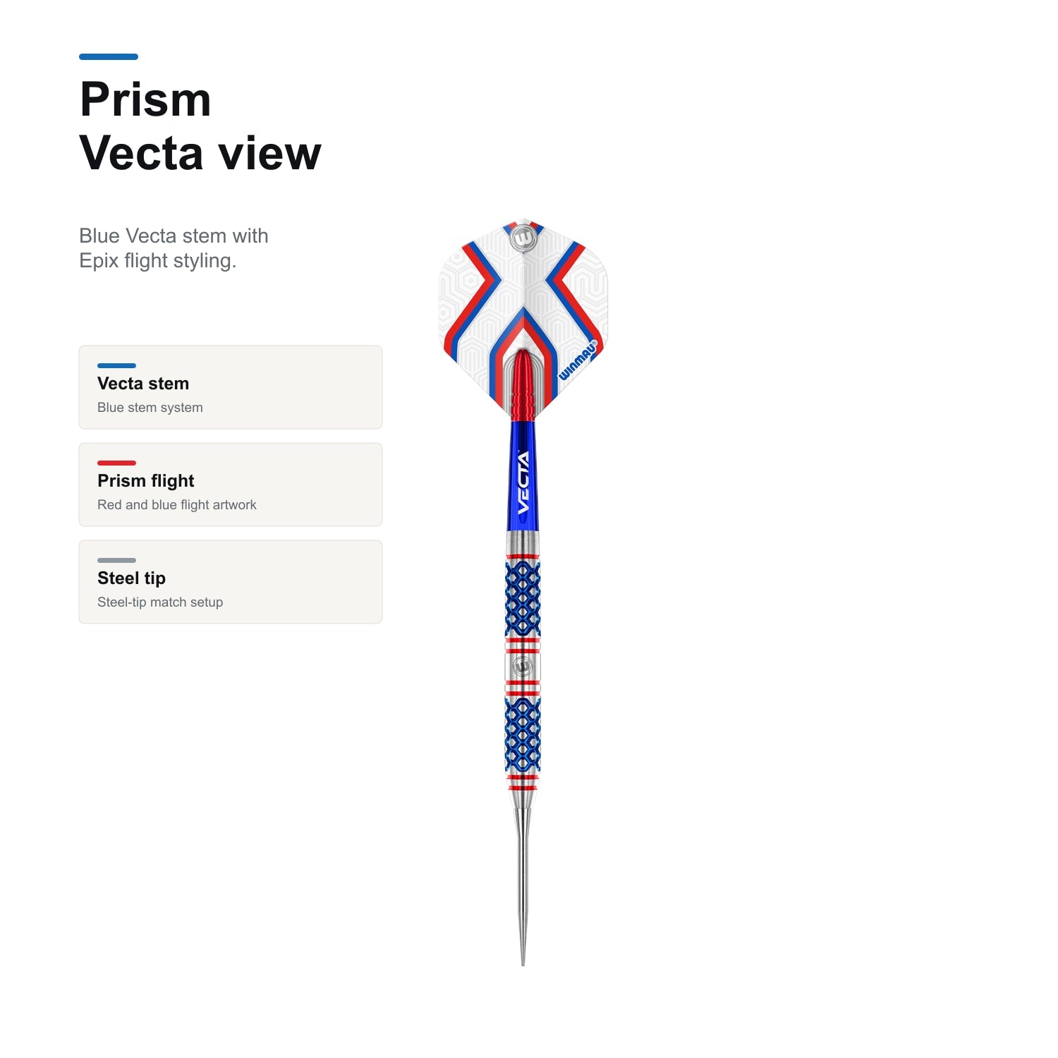 Winmau Epix 90% Darts Prism Vecta view