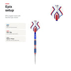 Winmau Epix 90% Darts setup details
