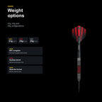 Winmau Joe Cullen 90% Tungsten alloy Steeltip darts weight options