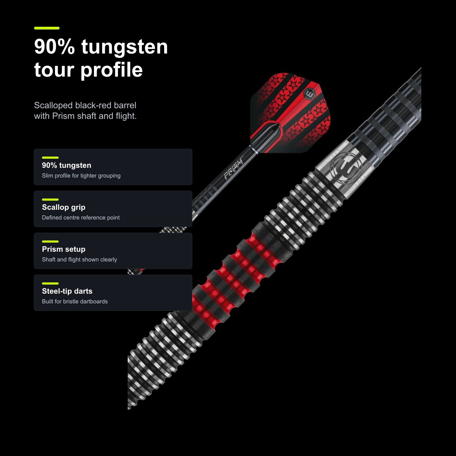 Winmau Joe Cullen 90% tungsten tour profile image