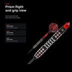 Winmau Joe Cullen Ignition Series 90% Prism flight and grip view image