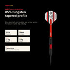 Winmau Joe Cullen Pro-Series 85% tungsten tapered profile