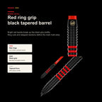 Winmau Joe Cullen Pro-Series 85% red ring barrel detail