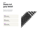 Winmau Kairos 90% darts deep-cut grip detail
