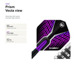 Winmau Kairos 90% darts Prism Vecta view