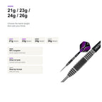 Winmau Kairos 90% darts 21g 23g 24g and 26g weight options