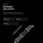 Winmau Mervyn King S.E. 90% scalloped grip section