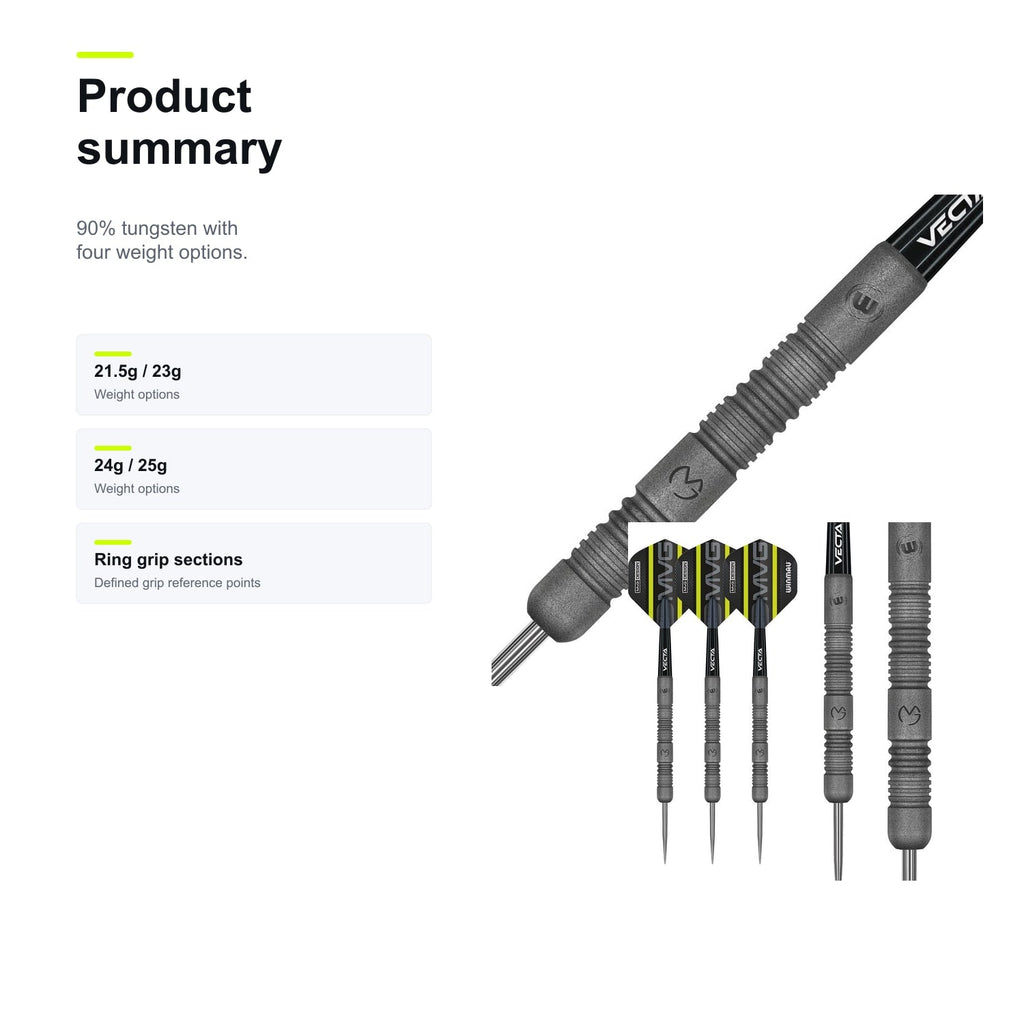 Winmau MvG Exact 90% product summary image