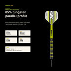 Winmau MvG Pro Series 85% tungsten parallel profile