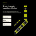 Winmau MvG Pro Series 85% green ring barrel detail