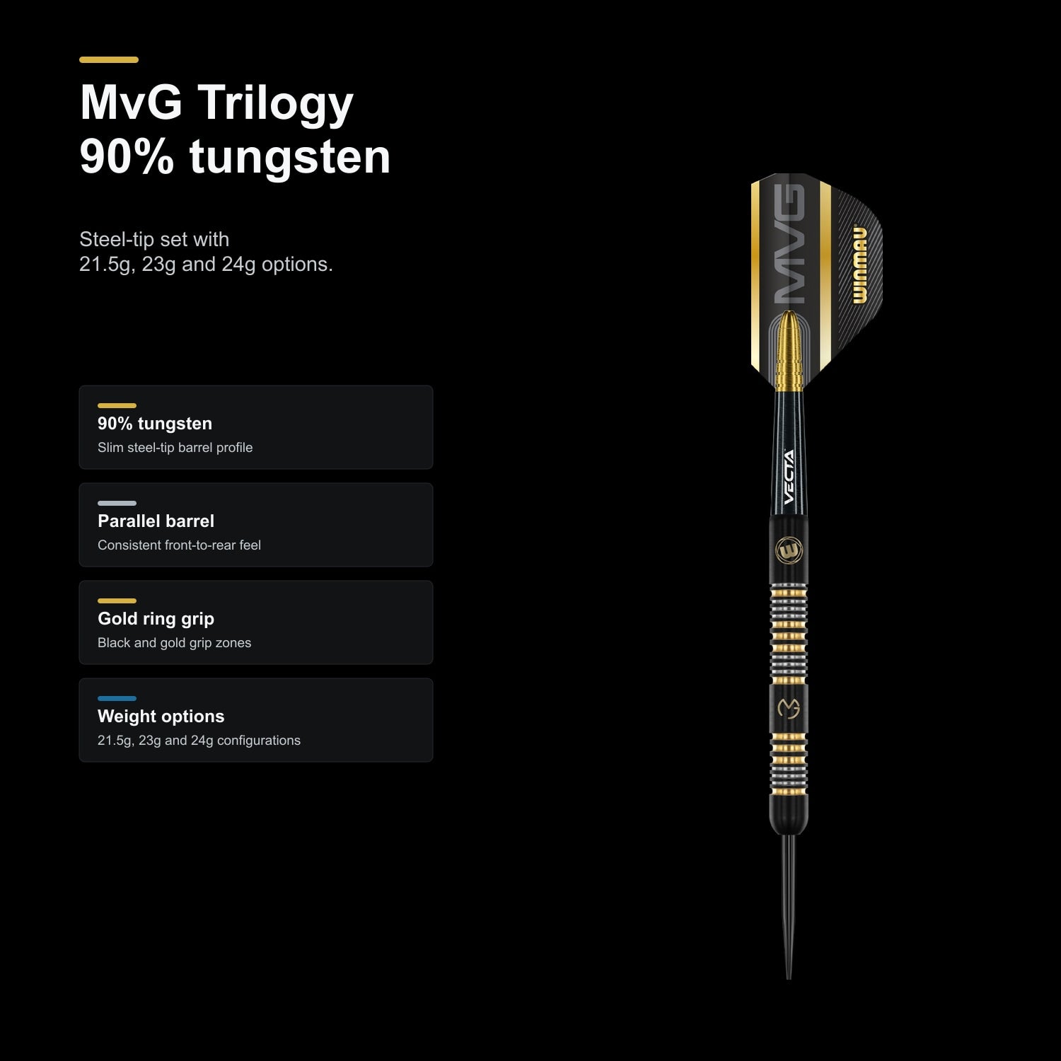 Winmau MvG Trilogy 90% product profile image