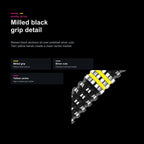 Winmau Paul Nicholson 90% Darts milled black grip detail
