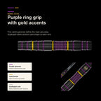 Winmau Simon Whitlock Pro Series 85% Range Softip purple ring barrel detail