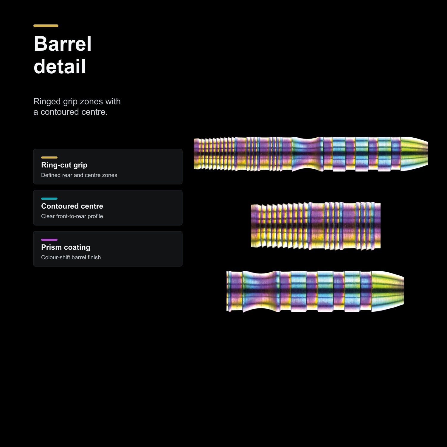 Winmau Simon Whitlock World Cup 90% barrel detail