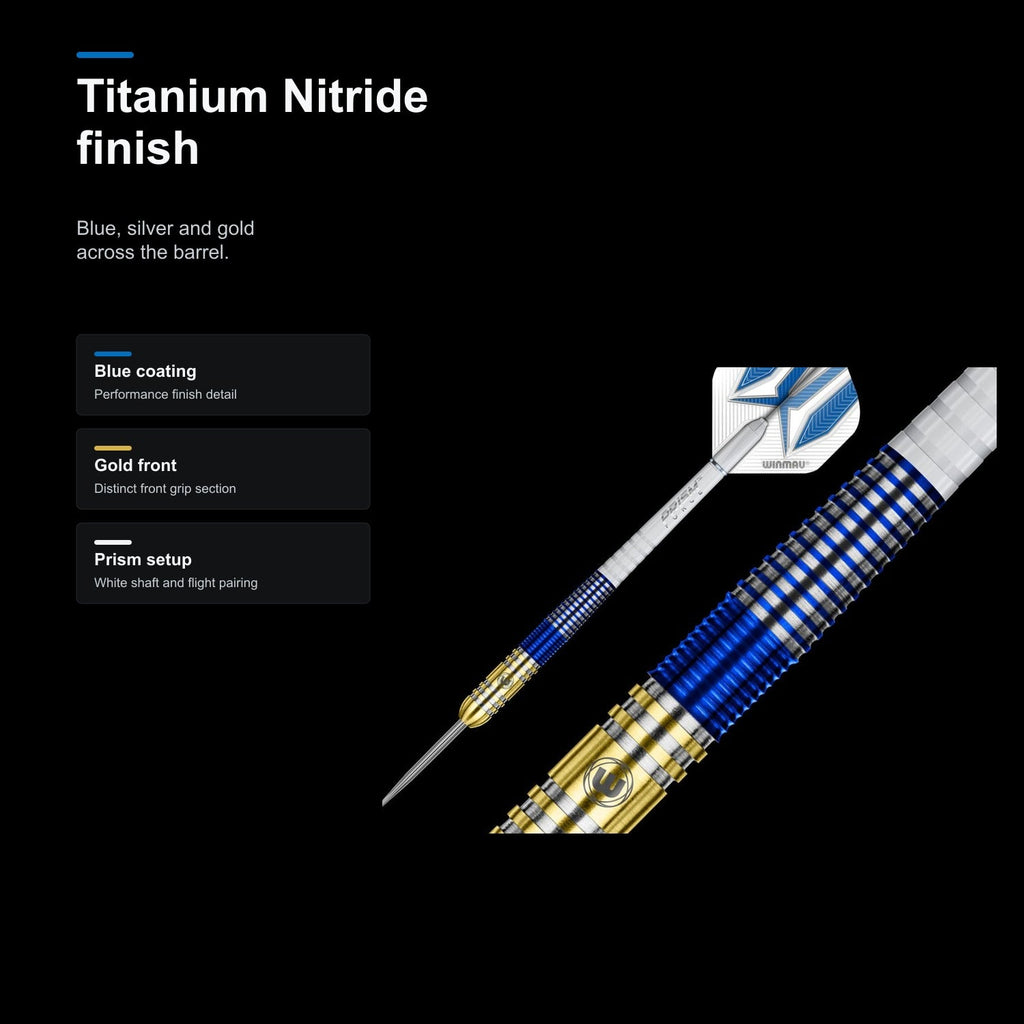 Winmau Steve Beaton 90% Darts titanium nitride finish