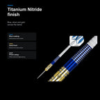 Winmau Steve Beaton 90% Darts titanium nitride finish