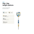 WINMAU Steve Beaton Legend Edition 90% darts 22g and 24g weight options