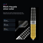 Winmau Steve Beaton S.E. 90% black ring grip rear section