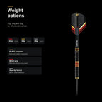 Winmau Valhalla 85-95% tungsten darts 22g 24g 26g weight options