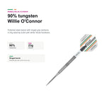 Winmau Willie O'Connor 90% tungsten profile