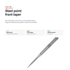 Winmau Willie O'Connor 90% steel point front taper