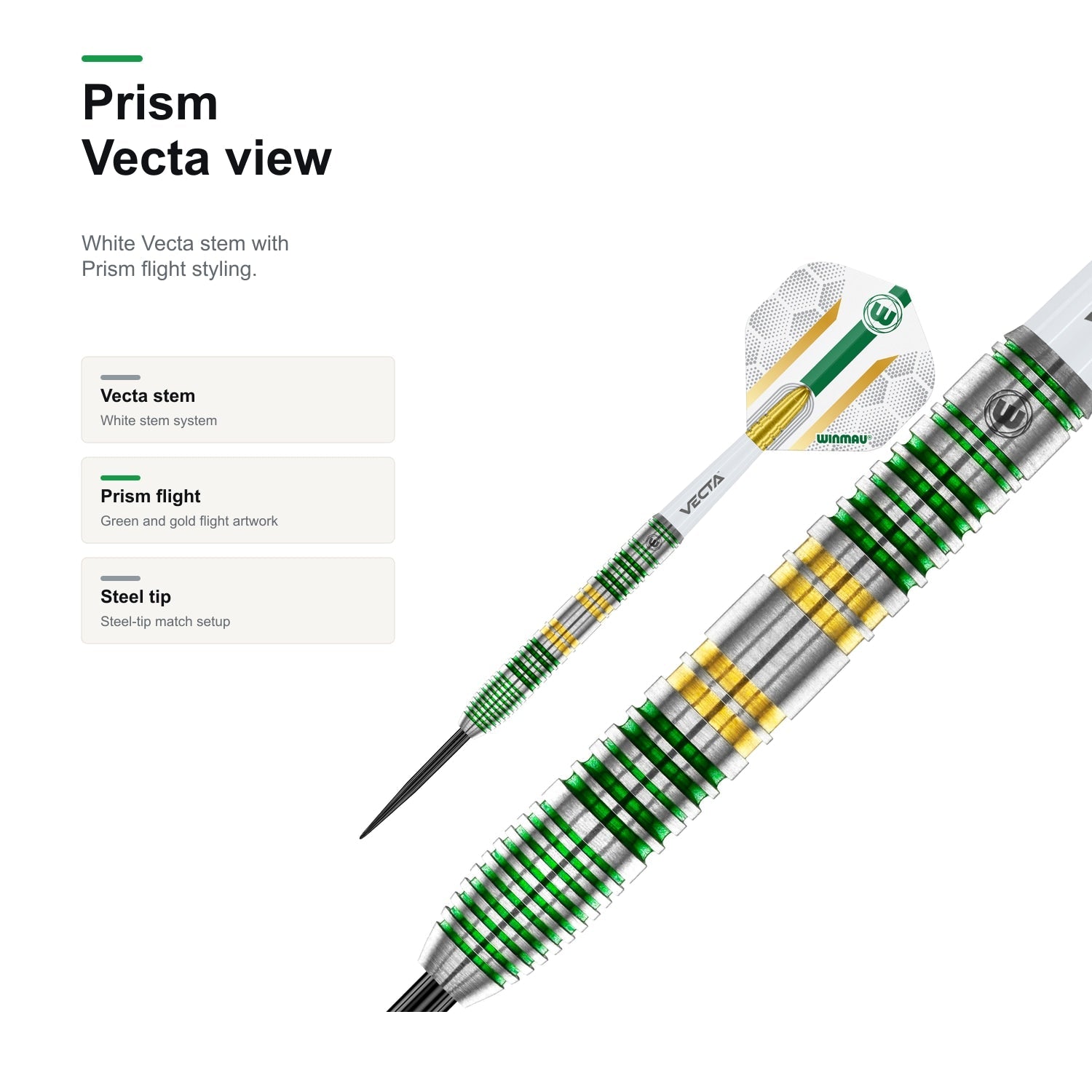 Winmau Xenon 90% Darts Prism Vecta view