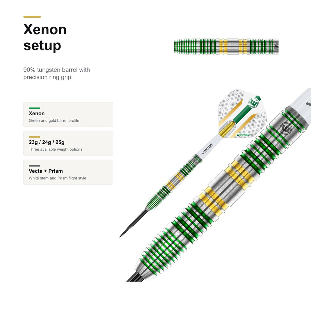 Winmau Xenon 90% Darts setup details